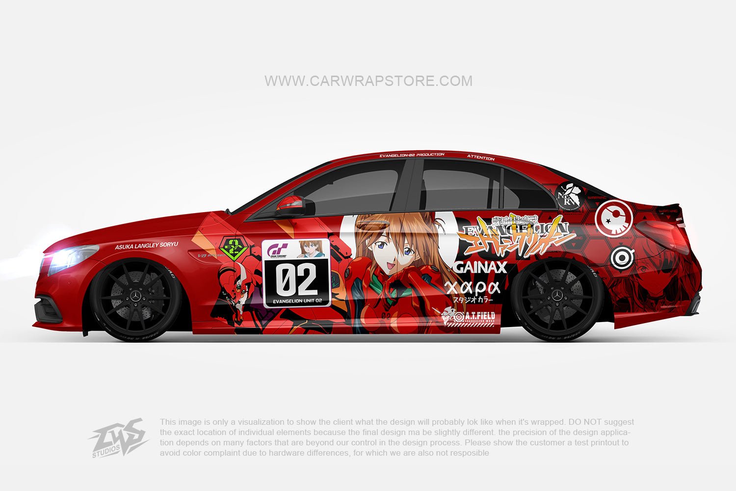 Soryu Asuka Langley Neon Genesis Evangelion【EVA-10】 - Car Wrap Store