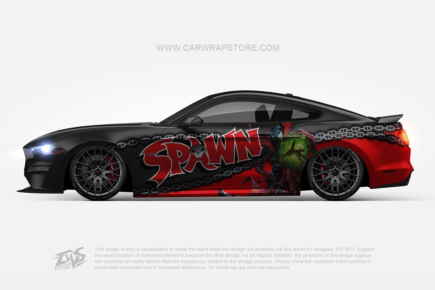 Spawn ITASHA anime car wrap vinyl stickers Fit With Any Cars
