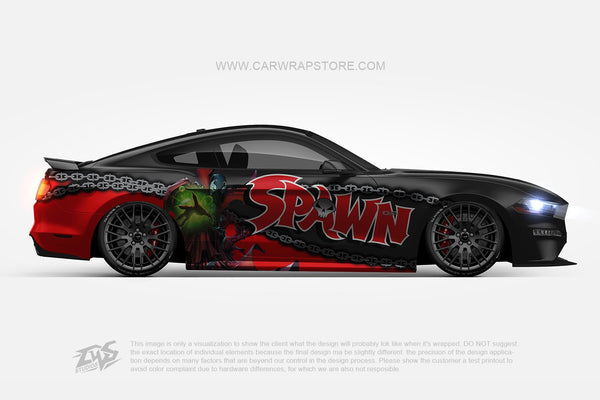 Spawn ITASHA anime car wrap vinyl stickers Fit With Any Cars