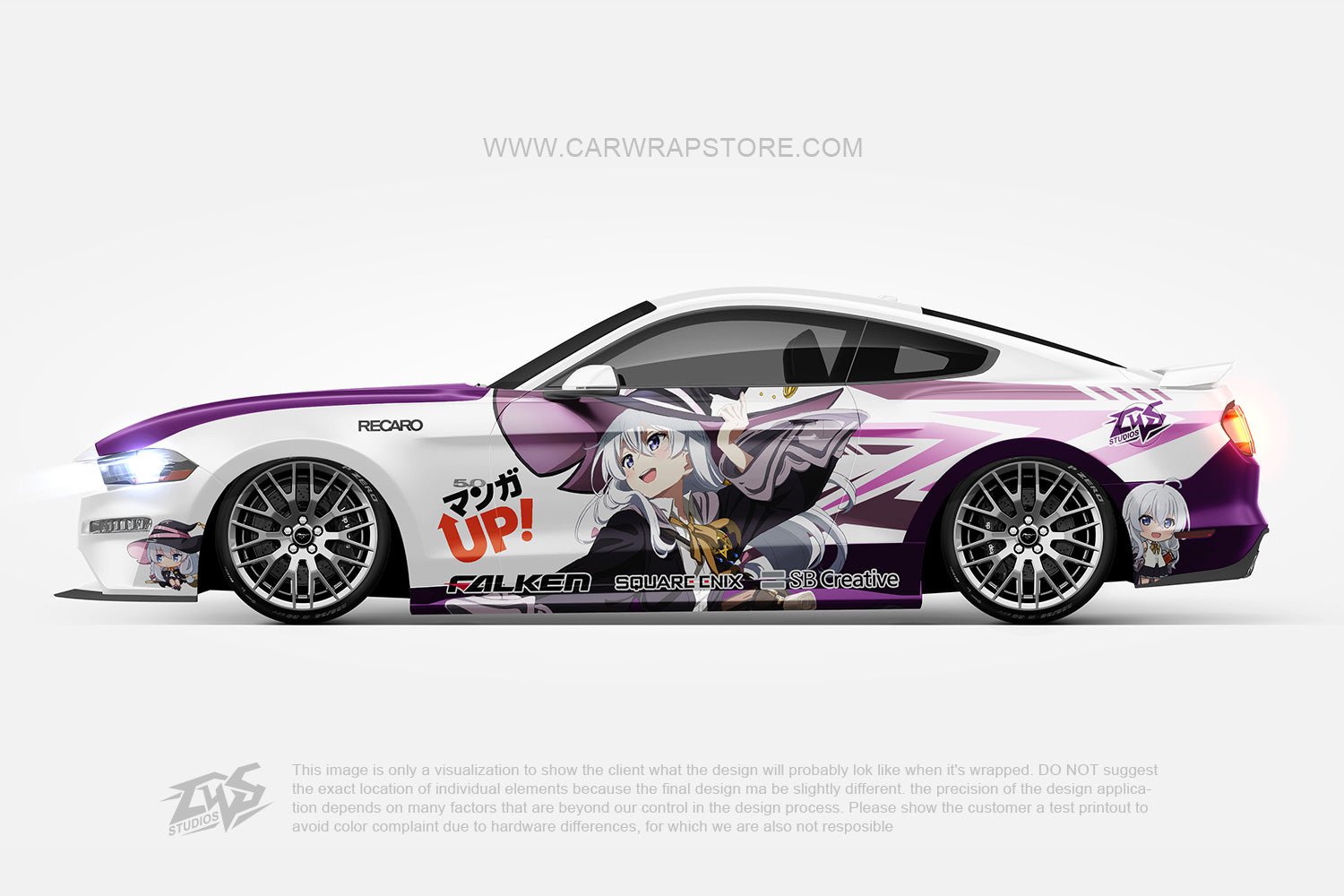 Wandering Witch: The Journey of Elaina - Car Wrap Store