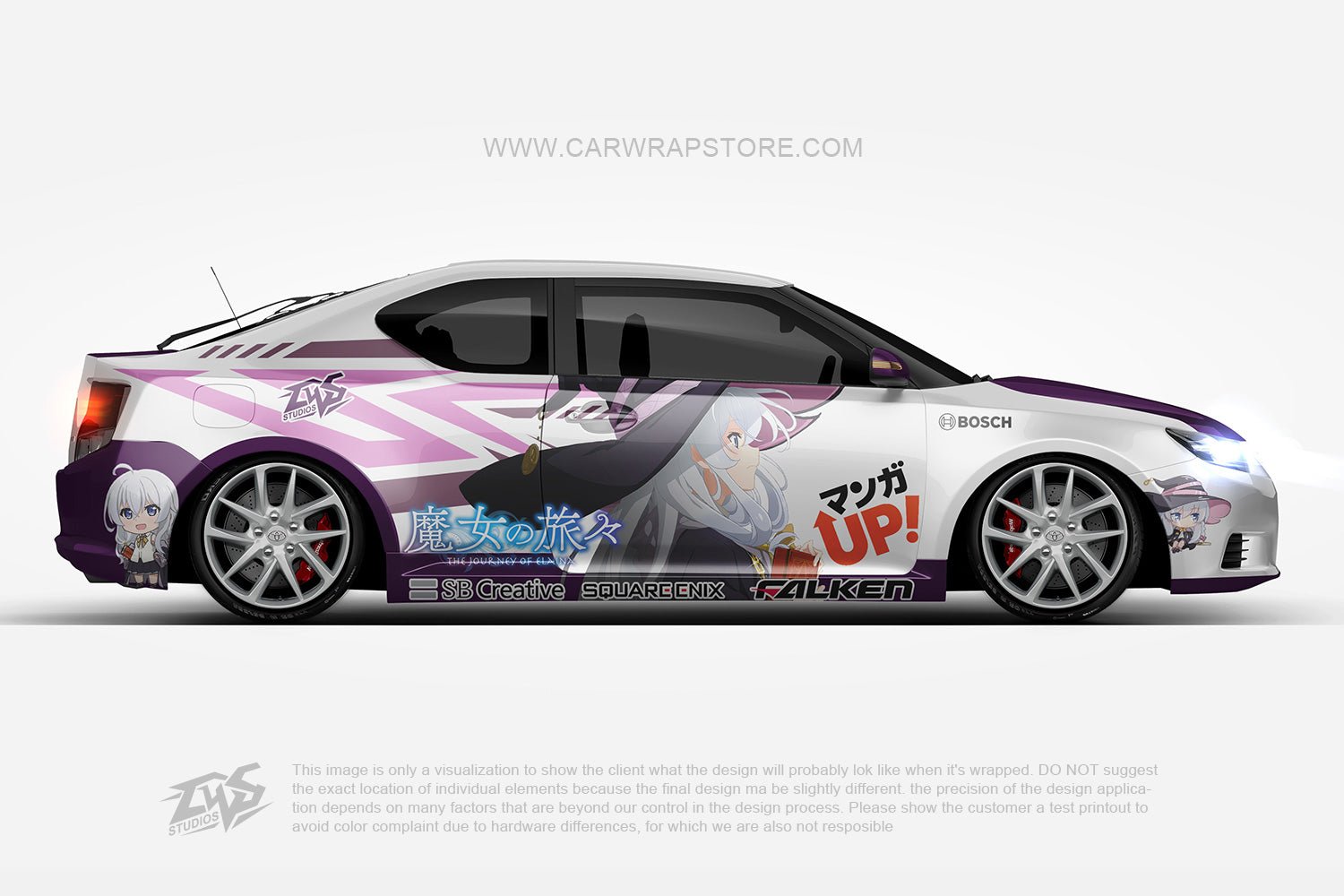 Wandering Witch: The Journey of Elaina - Car Wrap Store