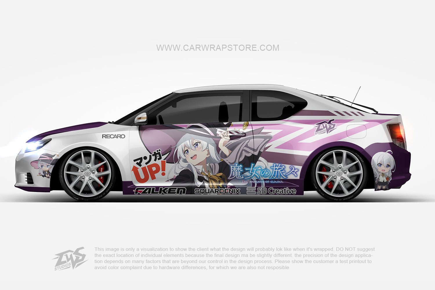 Wandering Witch: The Journey of Elaina - Car Wrap Store