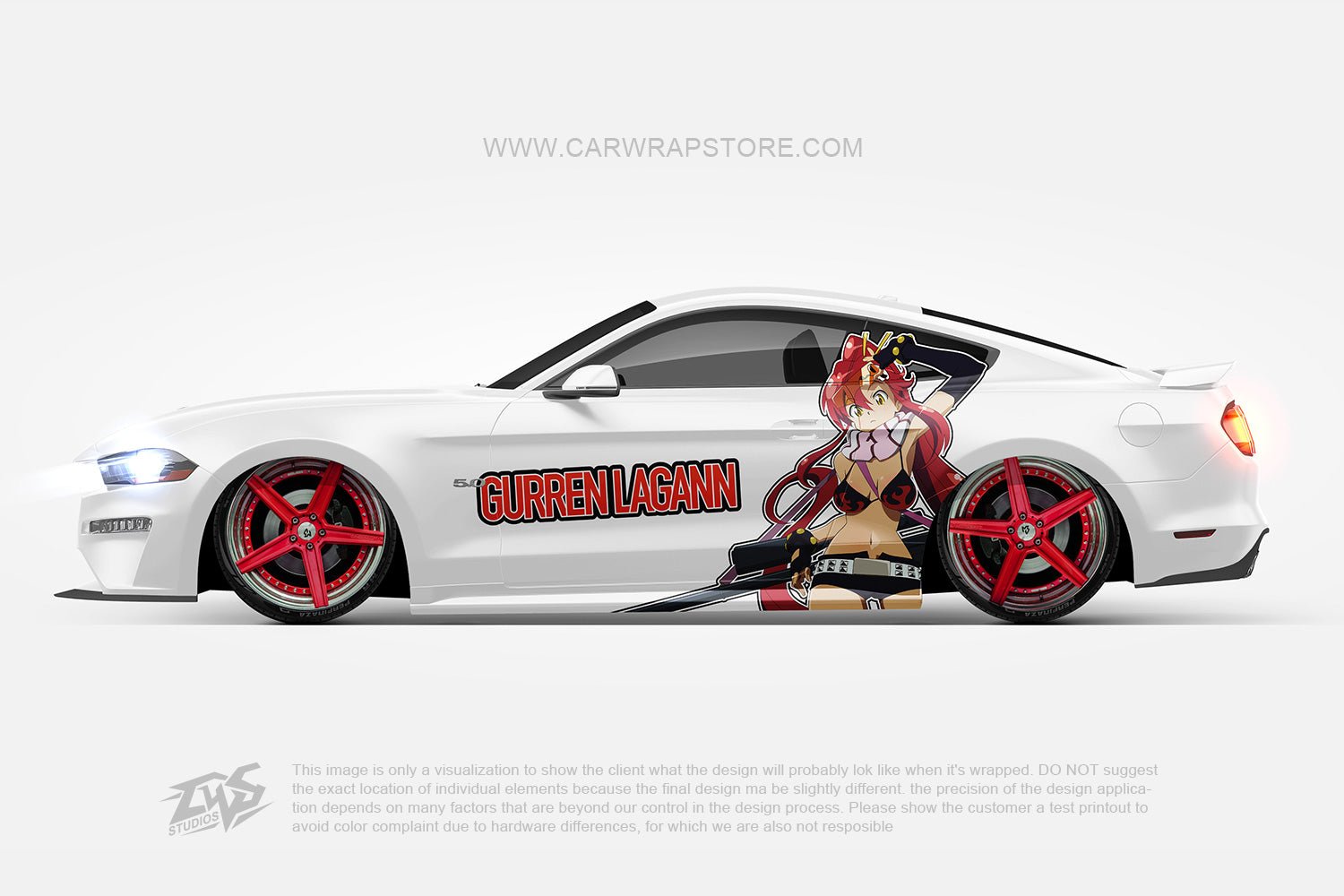 Yoko Tengen Toppa Gurren Lagann【TT-01】 - Car Wrap Store