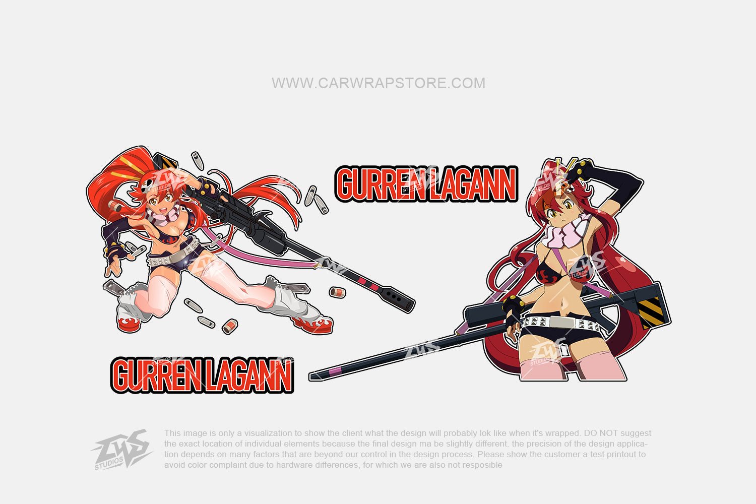 Yoko Tengen Toppa Gurren Lagann【TT-01】 - Car Wrap Store