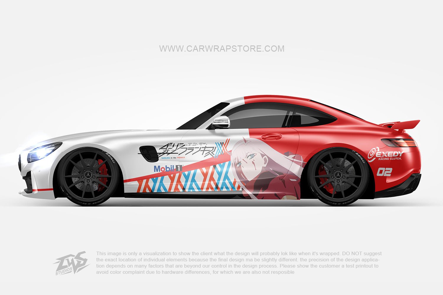 Zero Two DARLING in the FRANXX【002-14】 - Car Wrap Store